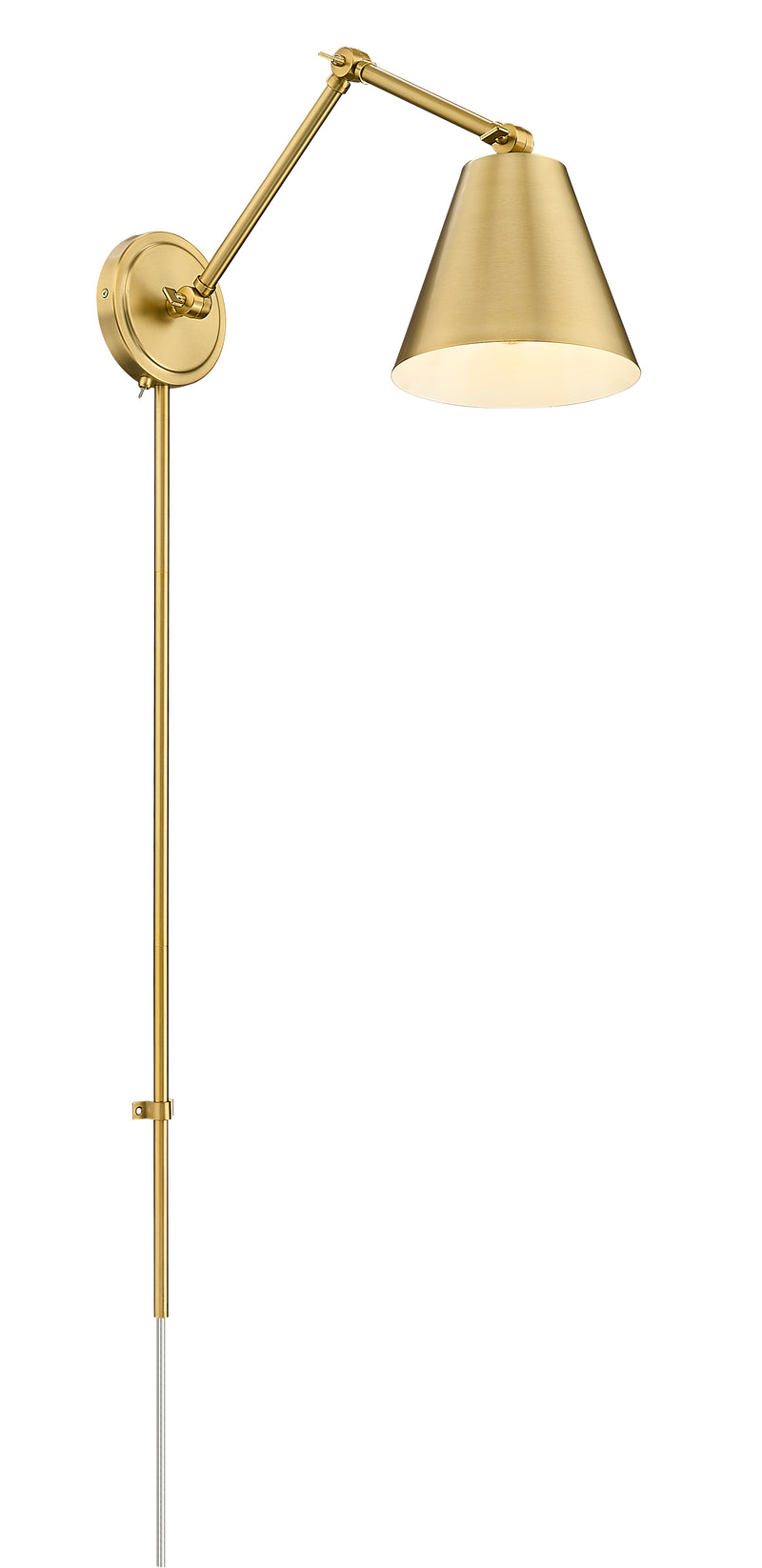 Regent 1 Light Wall Sconce in Modern Gold