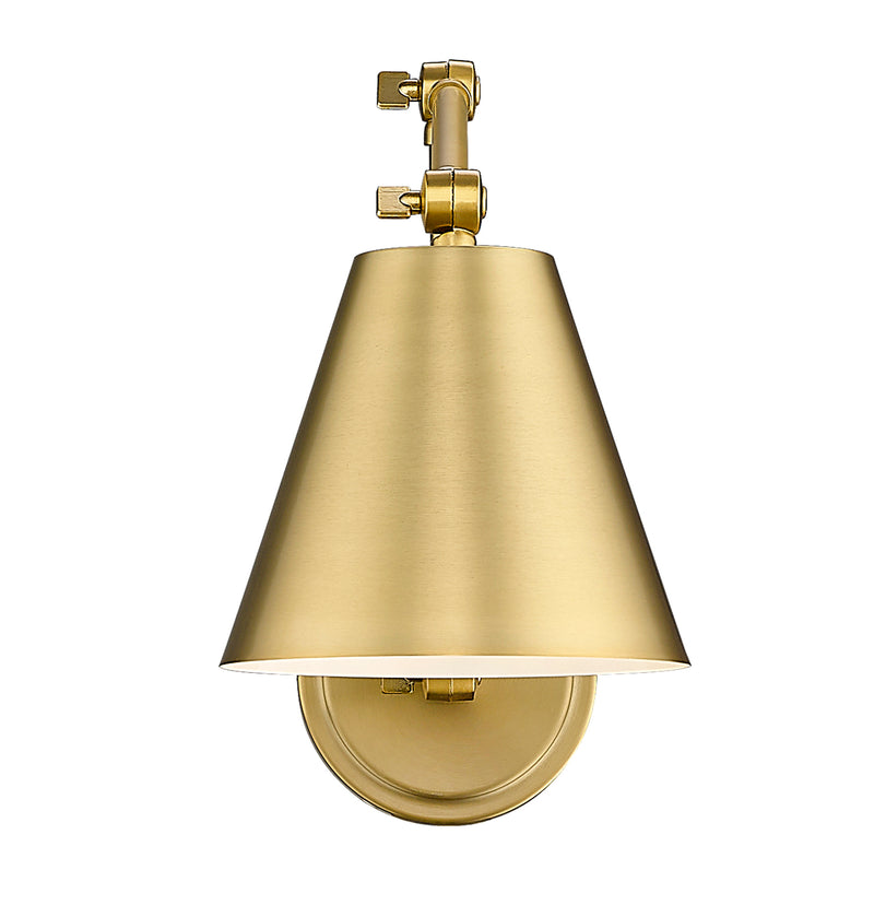 Regent 1 Light Wall Sconce in Modern Gold