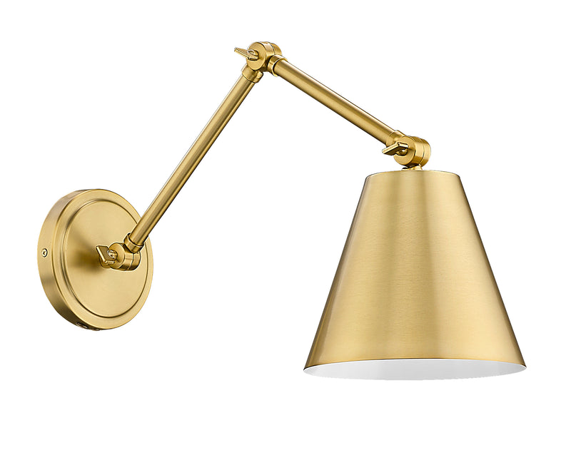 Regent 1 Light Wall Sconce in Modern Gold