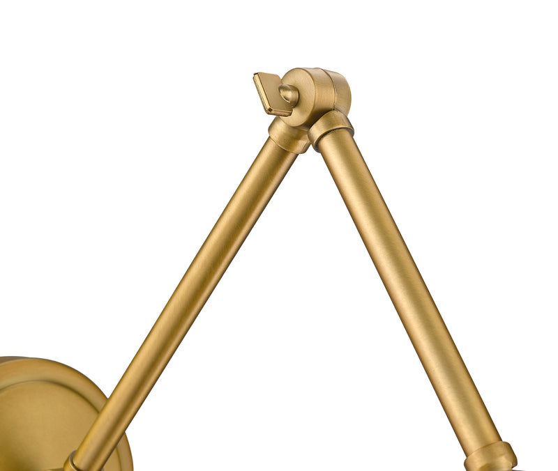 Regent 1 Light Wall Sconce in Rubbed Brass