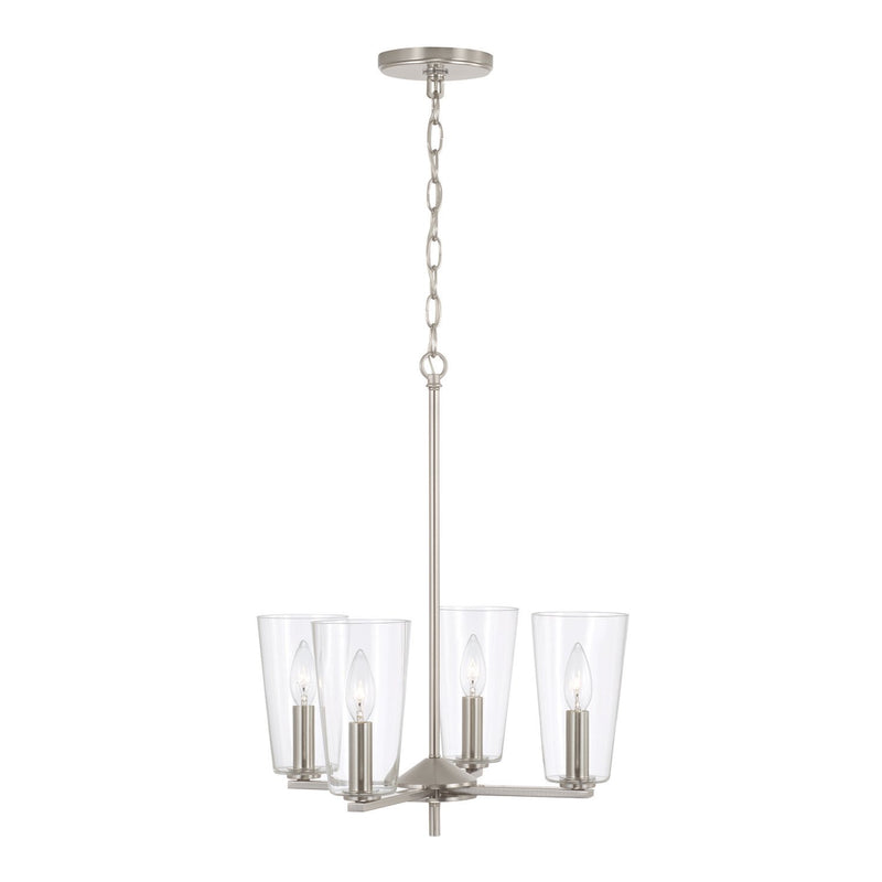 Portman 4-Light Chandelier in Brushed Nickel