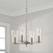 Portman 4-Light Chandelier in Brushed Nickel