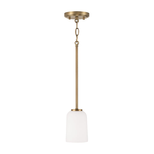 Lawson Mini Pendant in Aged Brass