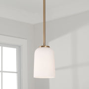 Lawson Mini Pendant in Aged Brass