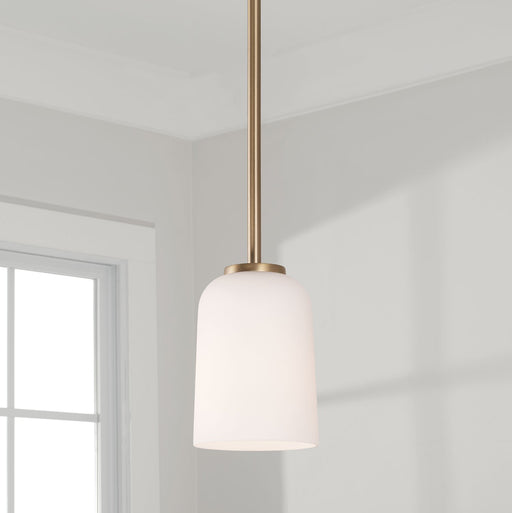 Lawson Mini Pendant in Aged Brass