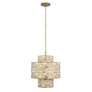 Kato 4-Light 18.75" Tiered Pendant in Havana Gold