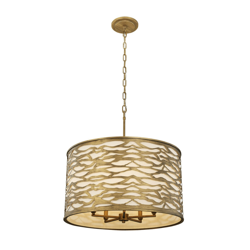 Kato 5-Light 24" Pendant in Havana Gold