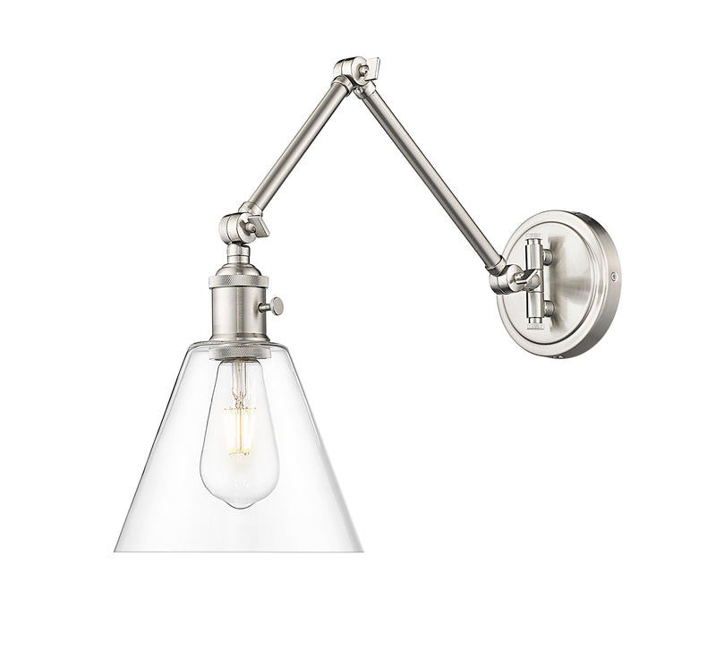 Regent 1 Light Wall Sconce in Brushed Nickel