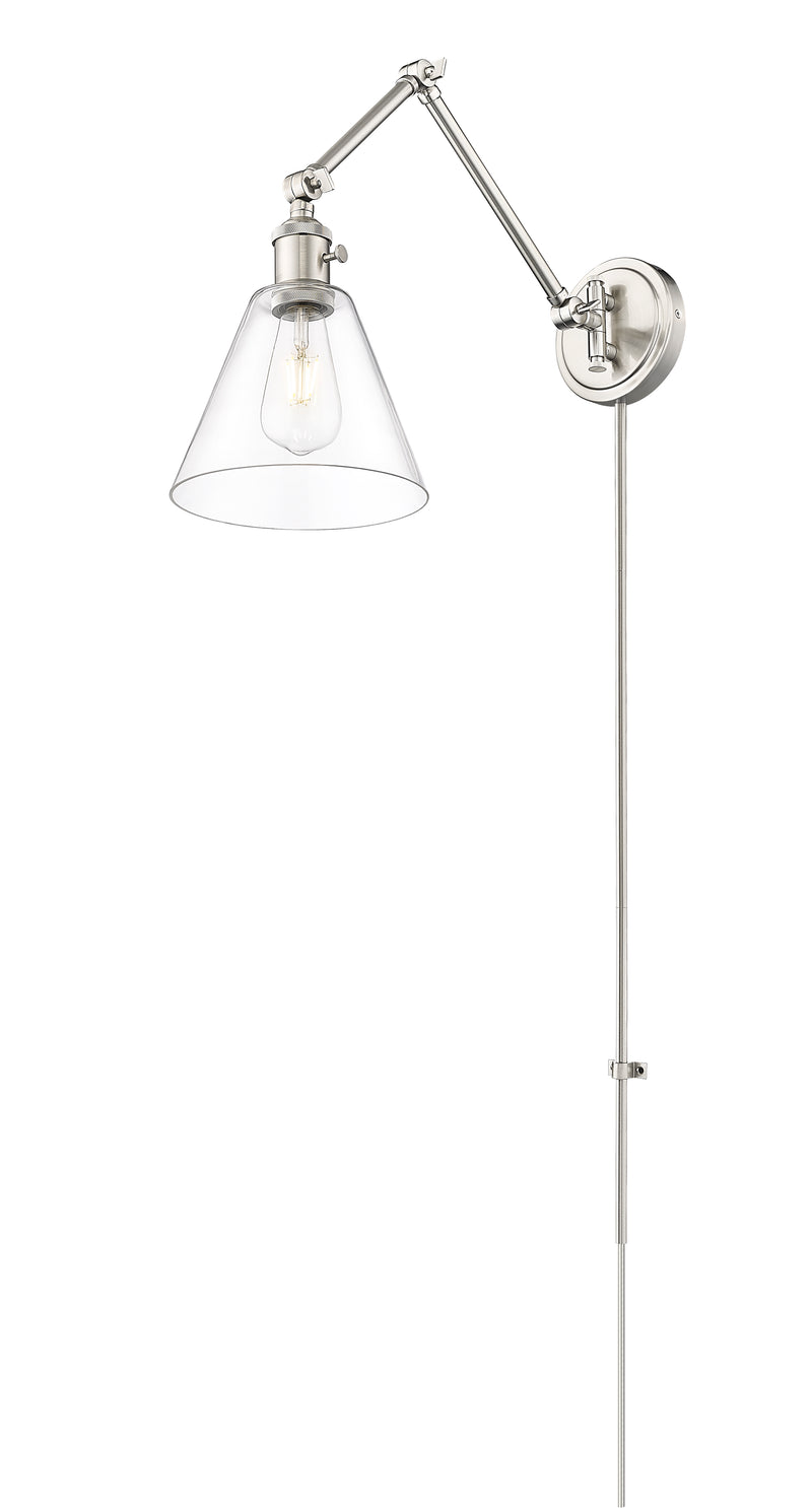 Regent 1 Light Wall Sconce in Brushed Nickel