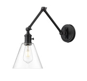Gayson 1 Light 7.75" Wall Sconce in Matte Black