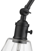 Gayson 1 Light 7.75" Wall Sconce in Matte Black