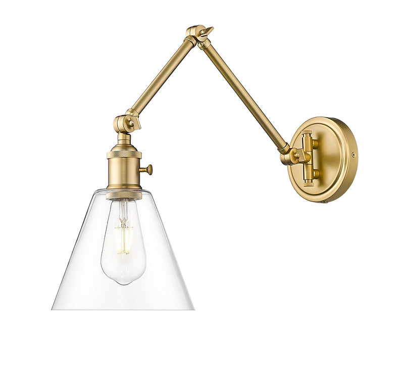 Gayson 1 Light 7.75" Wall Sconce in Modern Gold
