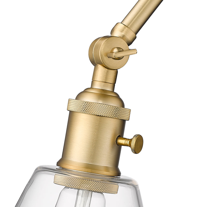 Gayson 1 Light 7.75" Wall Sconce in Modern Gold