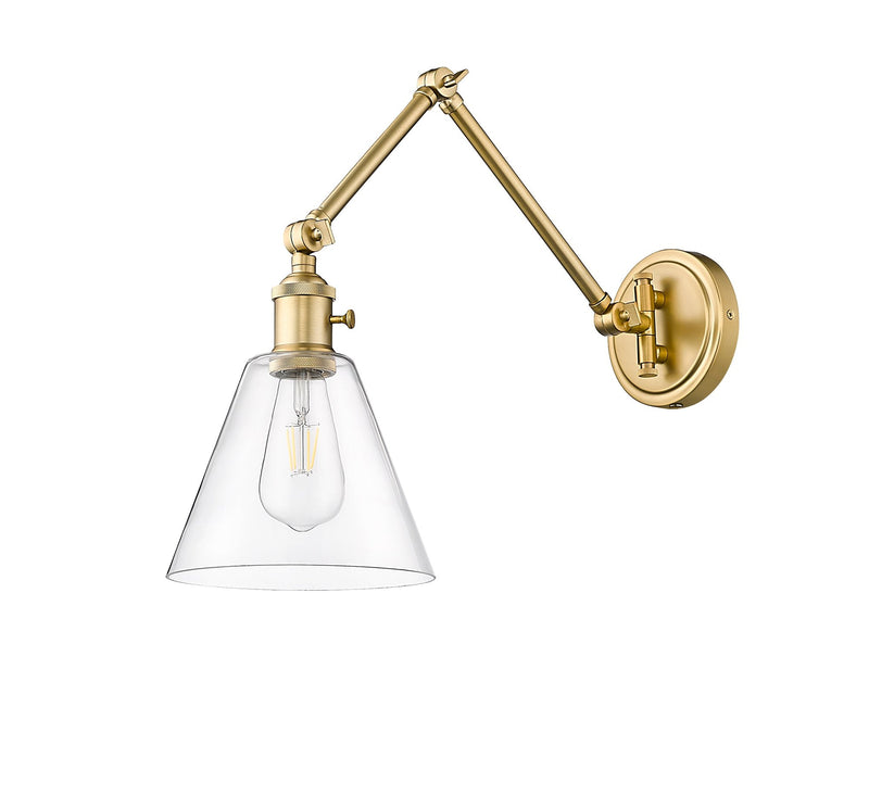 Gayson 1 Light 7.75" Wall Sconce in Modern Gold