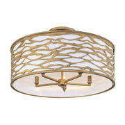 Kato 5-Light 24" Convertible Pendant / Semi-Flush in Havana Gold