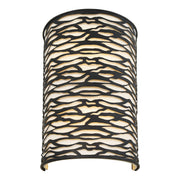 Kato 2-Light 16.25" Wall Sconce in Carbon Black