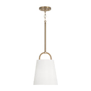 Brody Mini Pendant in Aged Brass