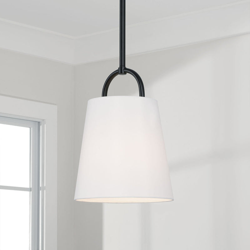 Brody Mini Pendant in Matte Black