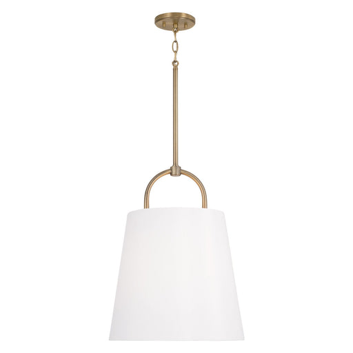 Brody Medium Pendant in Aged Brass
