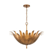 Eden 4-Light Large Pendant in Antique Gold