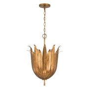 Eden 4-Light Medium Pendant in Antique Gold