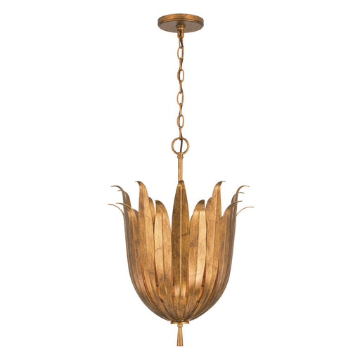 Eden 4-Light Medium Pendant in Antique Gold
