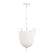 Eden 4-Light Medium Pendant in Textured White