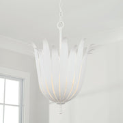 Eden 4-Light Medium Pendant in Textured White