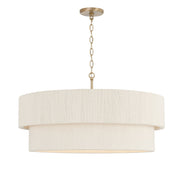 Delaney 4-Light 30" Pendant in Matte Brass
