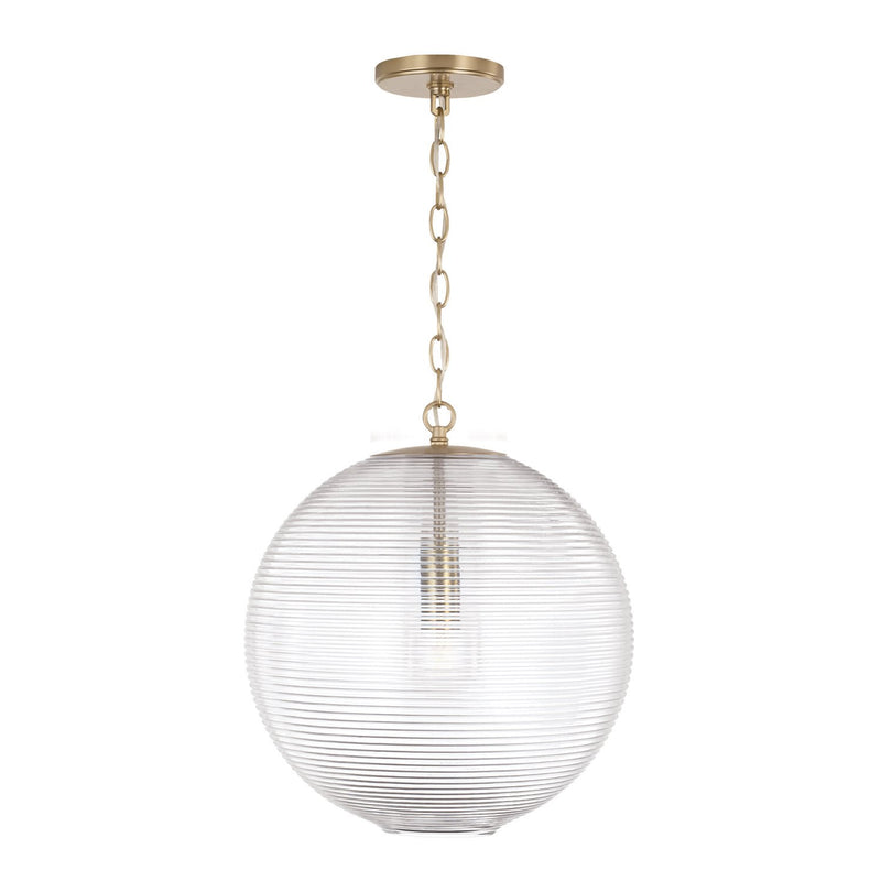 Dolan Pendant in Matte Brass