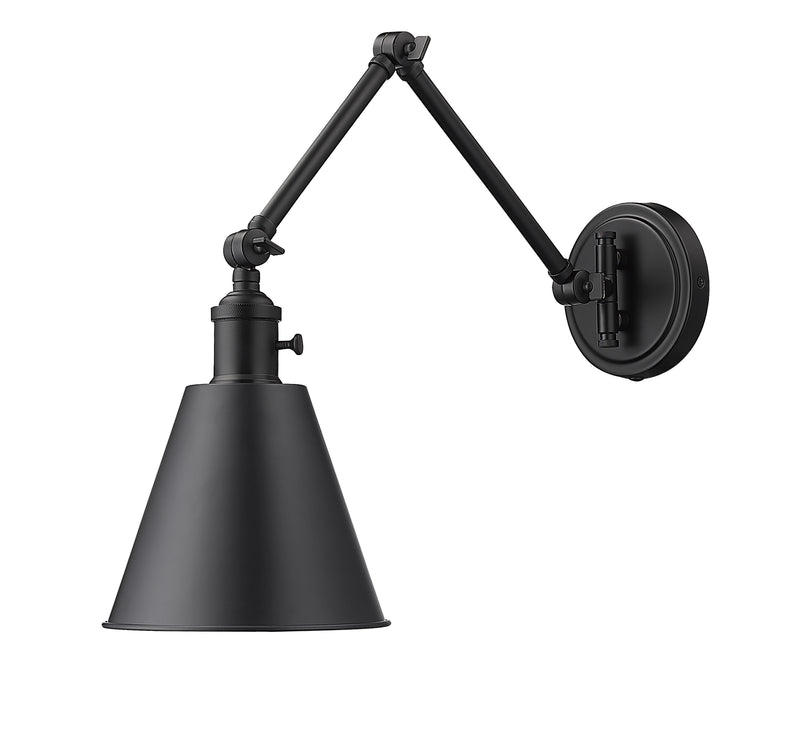 Gayson 1 Light 7.5" Wall Sconce in Matte Black
