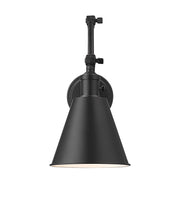 Gayson 1 Light 7.5" Wall Sconce in Matte Black