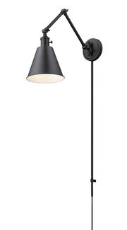Gayson 1 Light 7.5" Wall Sconce in Matte Black