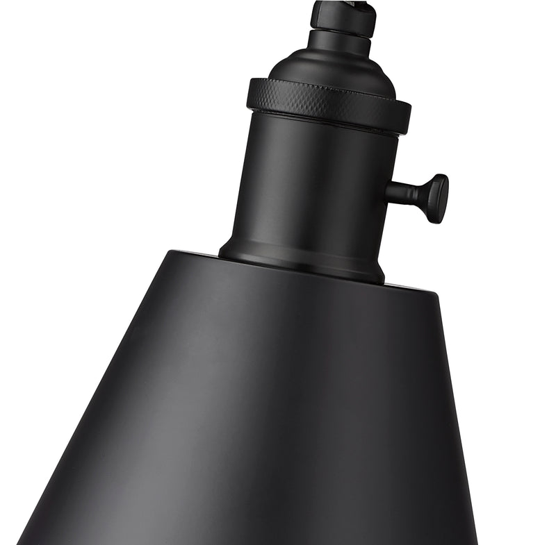 Gayson 1 Light 7.5" Wall Sconce in Matte Black