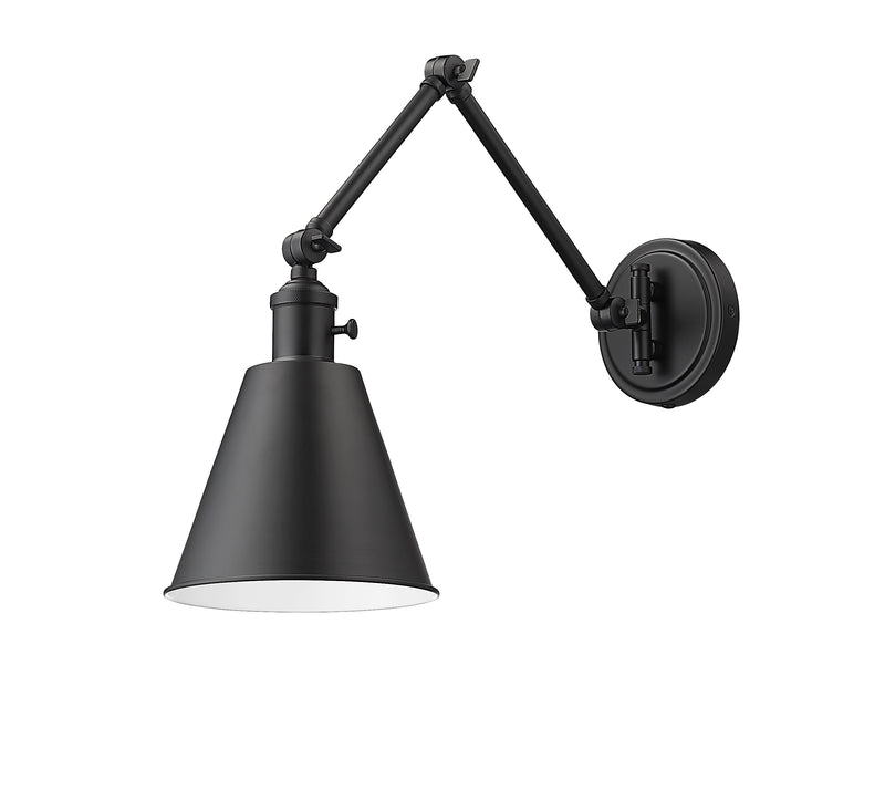 Gayson 1 Light 7.5" Wall Sconce in Matte Black