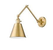 Gayson 1 Light 7.5" Wall Sconce in Modern Gold