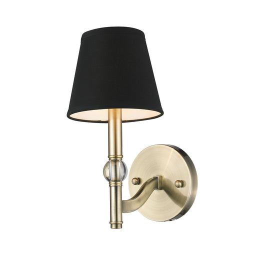 Waverly Wall Sconce in Aged Brass