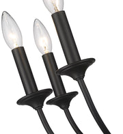Arabella 3 Light 14" Wall Sconce in Matte Black