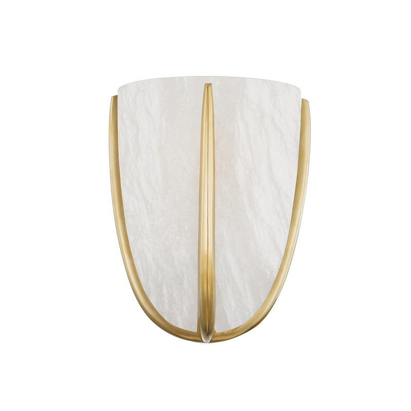 Wheatley Wall Sconce in Aged Brass