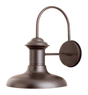 Wharf 10" 1 Light Outdoor Wall Sconce in Empire Bronze