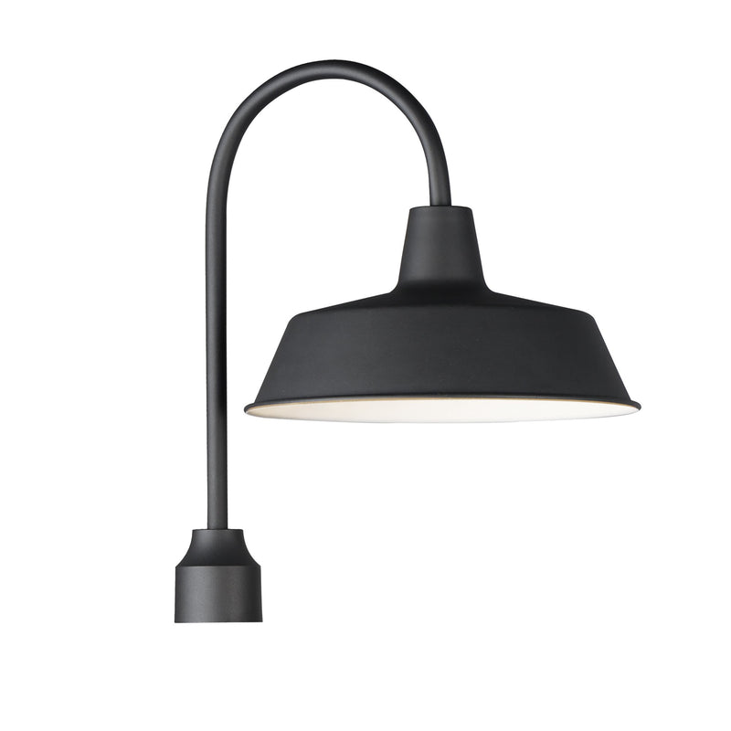 Pier M 1 Light Outdoor Post Light in Black