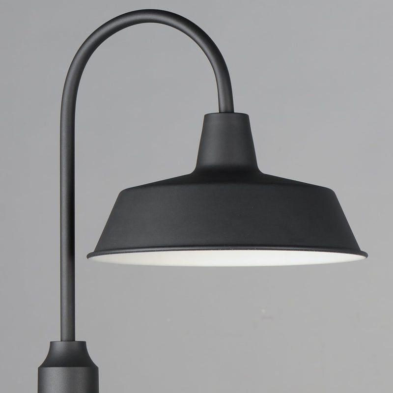 Pier M 1 Light Outdoor Post Light in Black