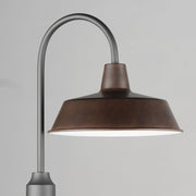Pier M 1 Light Outdoor Post Light in Empire Bronze / Black
