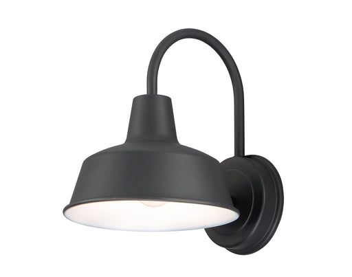 Pier M 8" 1 Light Outdoor Wall Sconce in Black