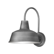 Pier M 8" 1 Light Outdoor Wall Sconce in Weathered Zinc