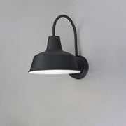 Pier M 10" 1 Light Outdoor Wall Sconce in Black