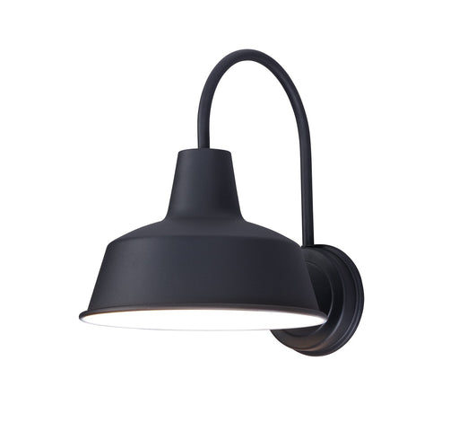 Pier M 10" 1 Light Outdoor Wall Sconce in Black