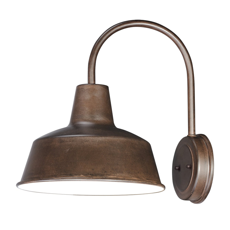 Pier M 10" 1 Light Outdoor Wall Sconce in Empire Bronze