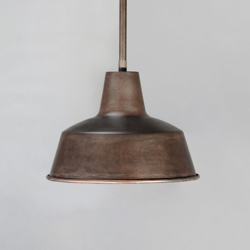 Pier M 10" 1 Light Outdoor Pendant in Empire Bronze