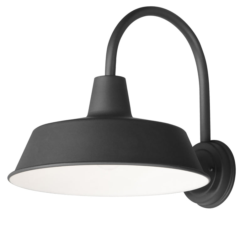 Pier M 14" Extra Large Outdoor Wall Sconce in Black